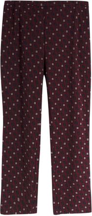 Diane Von F&uuml;rstenberg Diane Von Furstenberg Red Tavolara Trousers Size L