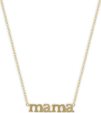 Jennifer Meyer 18k yellow gold Mama necklace