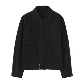 Dries Van Noten Werkjaske van Katoen Twill - Heren - Zomerjassen - Zwart - M - Katoen - Jassen