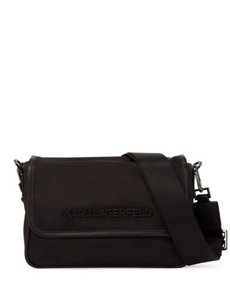 Karl Lagerfeld K/Essential messenger bag - men - Recycled Polyamide - OS - Black