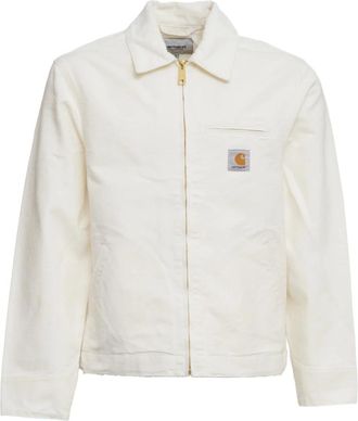 Carhartt Work in Progress Carhartt Wip, Light Jackets, male, Beige, Size: M La Detroit Jacket
