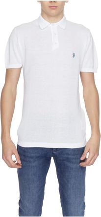 U.S.Polo Association Hombre, Camisetas, Blanco, Talla: M