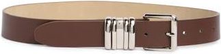 Steve Madden Multi Keeper Faux Leather Belt in Chocolate at Nordstrom Rack, Size X-Large