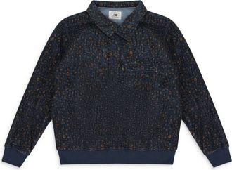 Aimé Leon Dore BLACK NEW BALANCE FLEECE POPOVER WORK JACKET