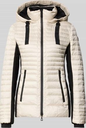 Gil Bret Steppjacke mit Zweiwege-Reißverschluss in Sand, Größe 36