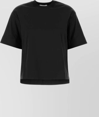 Max Mara crew neck cotton t-shirt with short sleeves