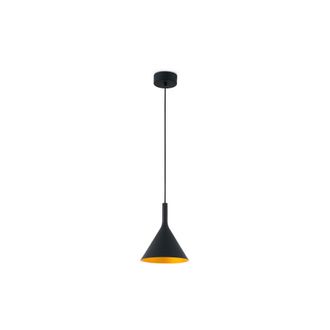 Faro Barcelona Pam 165 Colgante Negra Y Oro