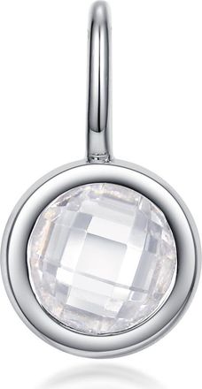 Lafonn Simulated Birthstone Pendant in White at Nordstrom Rack