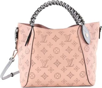Louis Vuitton Hina Mahina PM leren crossbodytas met gevlochten handvat - Roze