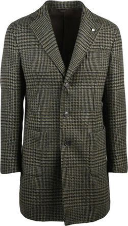 L.B.M. 1911 L.b.m. 1911, Jassen, Heren, Groen, M, Wol, Cappotto