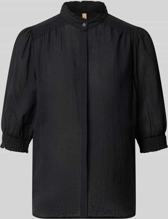 Soyaconcept Hemdbluse mit 3/4-Arm Modell FABIANA in BLACK, Gr&ouml;&szlig;e XXL