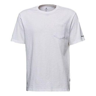 Converse Mens Converse Classic Basic Casual Short Sleeve White 10008444-A01