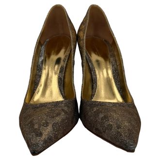 Gianvito Rossi Gianvito Rossi Gianvito 105 Punttaille Pumps in Gouden Metalen Glitter