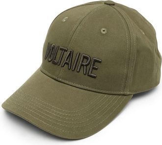 Zadig&Voltaire embroidered-logo baseball cap - men - Cotton - One Size - Green