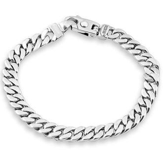 Pompeii3 Mens Cuban link 14k Gold (49gram) or Platinum (79gram) 8mm Link Bracelet 8.5