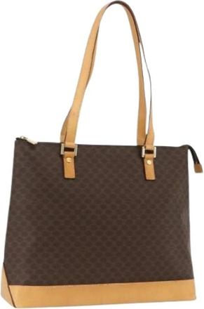 Celine Pre-owned Vintage Tote Bag - Dames - Vintage Shopper - Bruin - ONE Size - Leer - Vintage