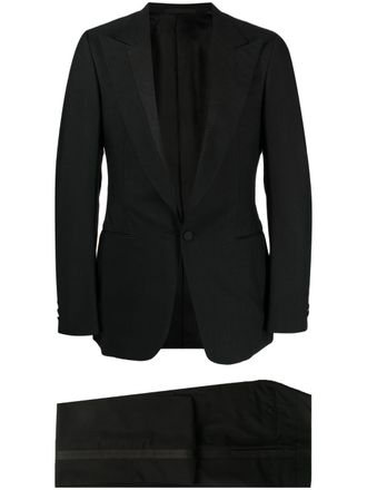 Gucci two-piece organic silk suit - Black