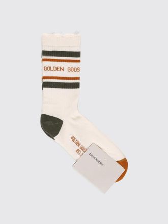 Golden Goose Calze in misto cotone con logo Golden Goose