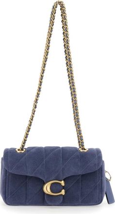 Coach Tassen, Dames, Blauw, ONE Size, Su&egrave;de, Tabby Schoudertas 20