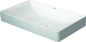 Duravit Duravit - Durasquare Aufsatzbecken, 60x34,5cm, Sin Agujero Para