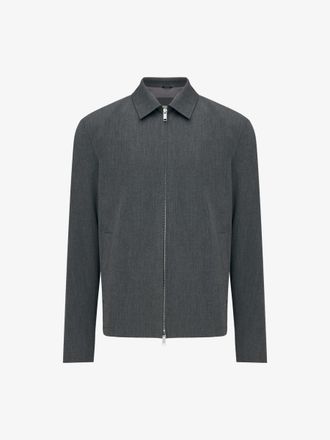 Genti Monogram Jacket Viper | Donkergrijs