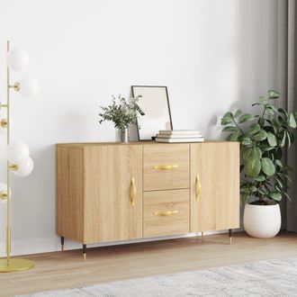 vidaXL Aparador De Madera De Ingenier&iacute;a Roble Sonoma 100x36x60 Cm Vidaxl