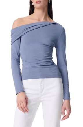 Robert Rodriguez Simonette Twisted One-Shoulder Long Sleeve Top in Wild Wind at Nordstrom Rack, Size X-Large