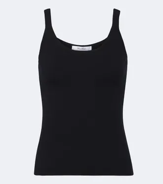 Max Mara Knitted wool-blend tank top