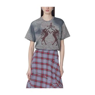 Vivienne Westwood T-Shirts, female, Gray, Size: XS Classic T-Shirt