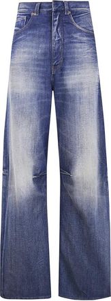 Maison Margiela Klassieke Denim Jeans met Vijf Zakken - Dames - Loose Fit Jeans - Blauw - W29 - Denim - Jeans