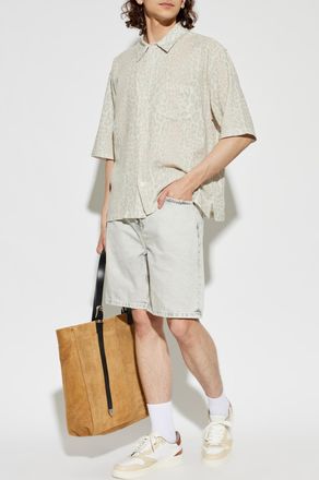 AllSaints Cruz Leo Shirt, Mens, Grey