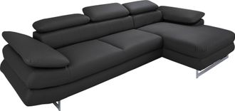 Inosign Ecksofa »Solution L-Form« mit Arm- & Kopfteilverstellung, wahlweise mit Bettfunktion