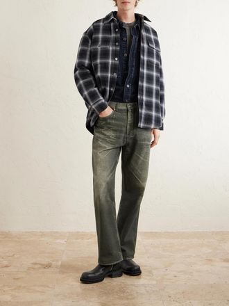 Our Legacy Third Cut Straight-Leg Printed Jeans