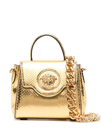 Versace La Medusa tas met handgreep - Goud