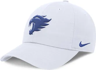 Nike Kentucky Club Nike Mens College Adjustable Hat in White | NC0110ANKY-KKE