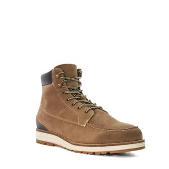 Dune London Mens Cillian - Leather Hiker Boots - Taupe material_leather1 - Size UK 10