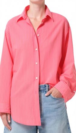 A Gold E Sona Shirt In Fontana Stripe Candy