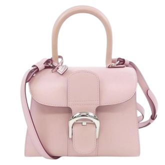 Delvaux Pre-owned Leather Handbag - Dames - Pre-owned - Roze - Maat: ONE Size Leer