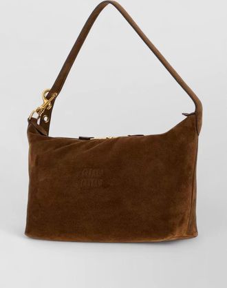 Miu Miu na suede leather clutch bag