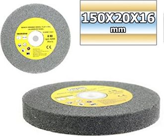 Trade Shop Trade Shop - Ranura De Discoteca Ranura Abrasivo Piedra Aluminio Oxidio Tipo Piso 150x20x16 Mm