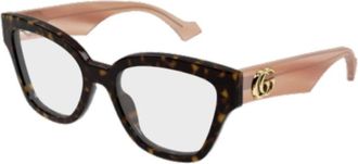 Gucci Gg 1424O-014 - unisex - Brillen - Bruin - 54 MM - Accessoires