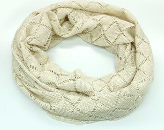 Portolano Cashmere and Silk loop scarf in White at Nordstrom