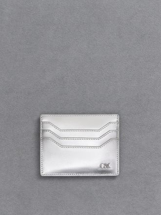 Charles & Keith Carli Metallic Leather Multi-Slot Card Holder