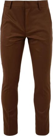 Daniele Alessandrini Slim-fit Broeken - Heren - Slim Fit Broeken - Bruin - M - Broeken