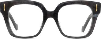 Loewe Anagram Squared Bril - Dames - Brillen - Zwart - ONE Size - Accessoires