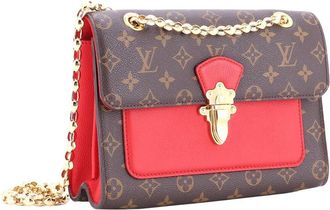 Louis Vuitton Red Monogram Canvas & Leather Victoire (Authentic Pre-Loved)