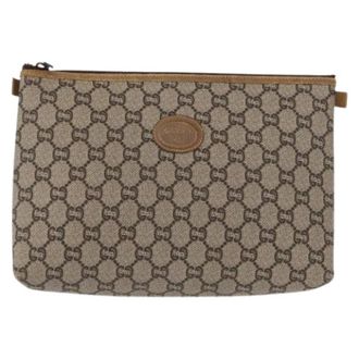 Gucci Pre-owned Clutches, unisex, Beige, Size: ONE SIZE Pre-owned Vintage Clutch