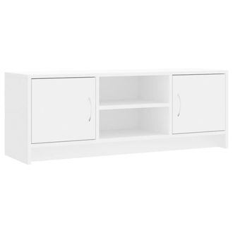 vidaXL Vidaxl - Mueble De Tv Madera De Ingenier&iacute;a Blanco 102x30x37,5 Cm