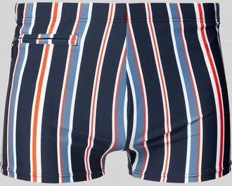 Schiesser Slim Fit Badehose mit Rei&szlig;verschlusstasche Modell Ocean in Marine, Gr&ouml;&szlig;e XXL