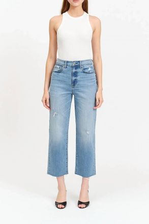Daze Sundaze High Rise Straight Crop Jeans In Marina Vintage